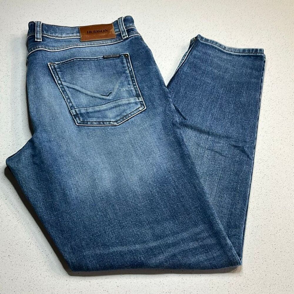Hudson Sartor Relaxed Skinny Button Fly Jeans Denim Trousers Pants Size 33x32